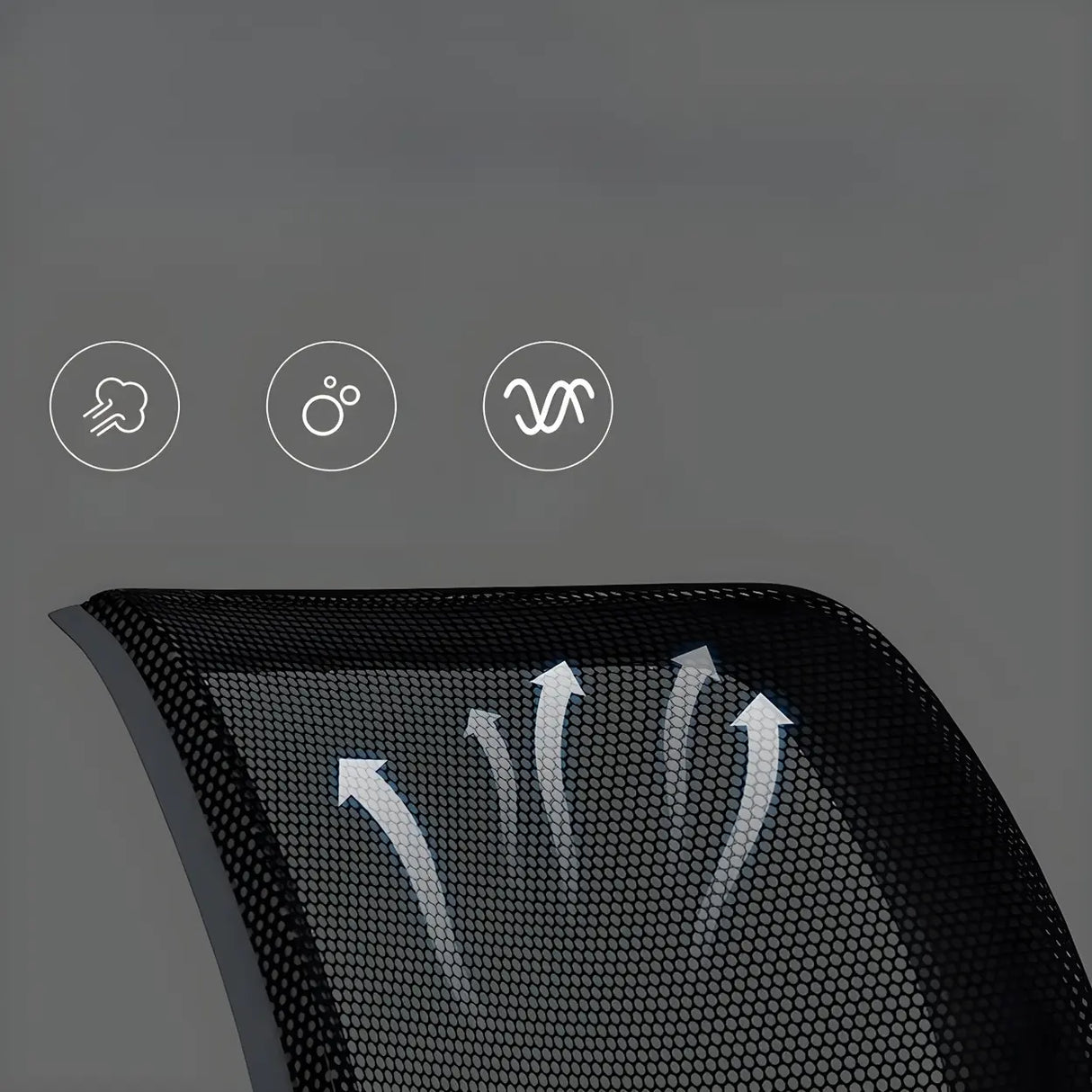 Lumbar Support Modern Mesh Ergonomic Office Chair Image - 12