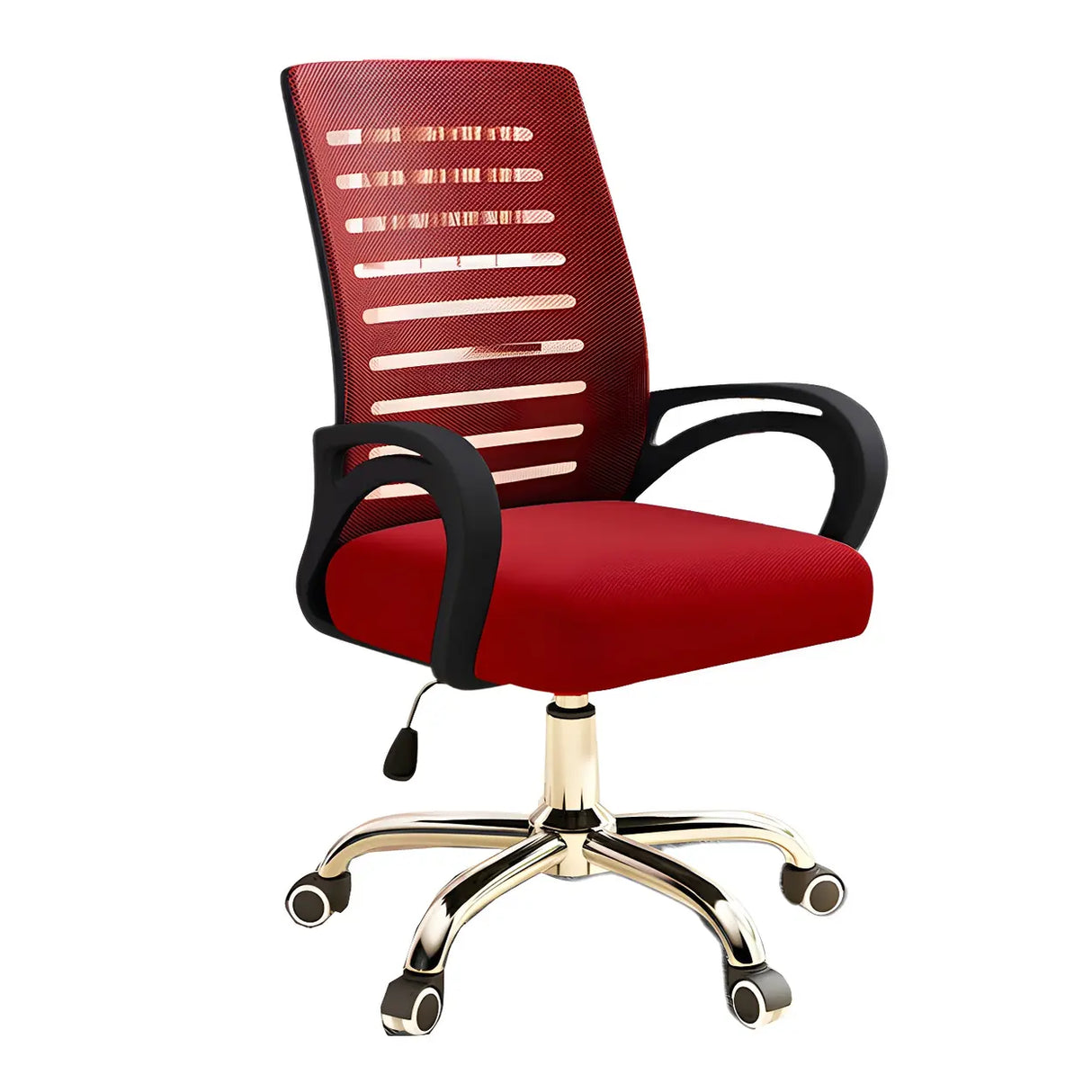 Lumbar Support Modern Mesh Ergonomic Office Chair Image - 18