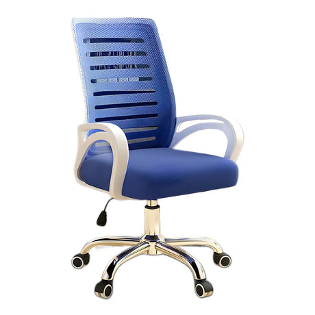 Lumbar Support Modern Mesh Ergonomic Office Chair Image - 30