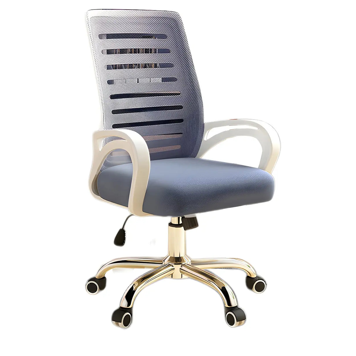 Lumbar Support Modern Mesh Ergonomic Office Chair Image - 22