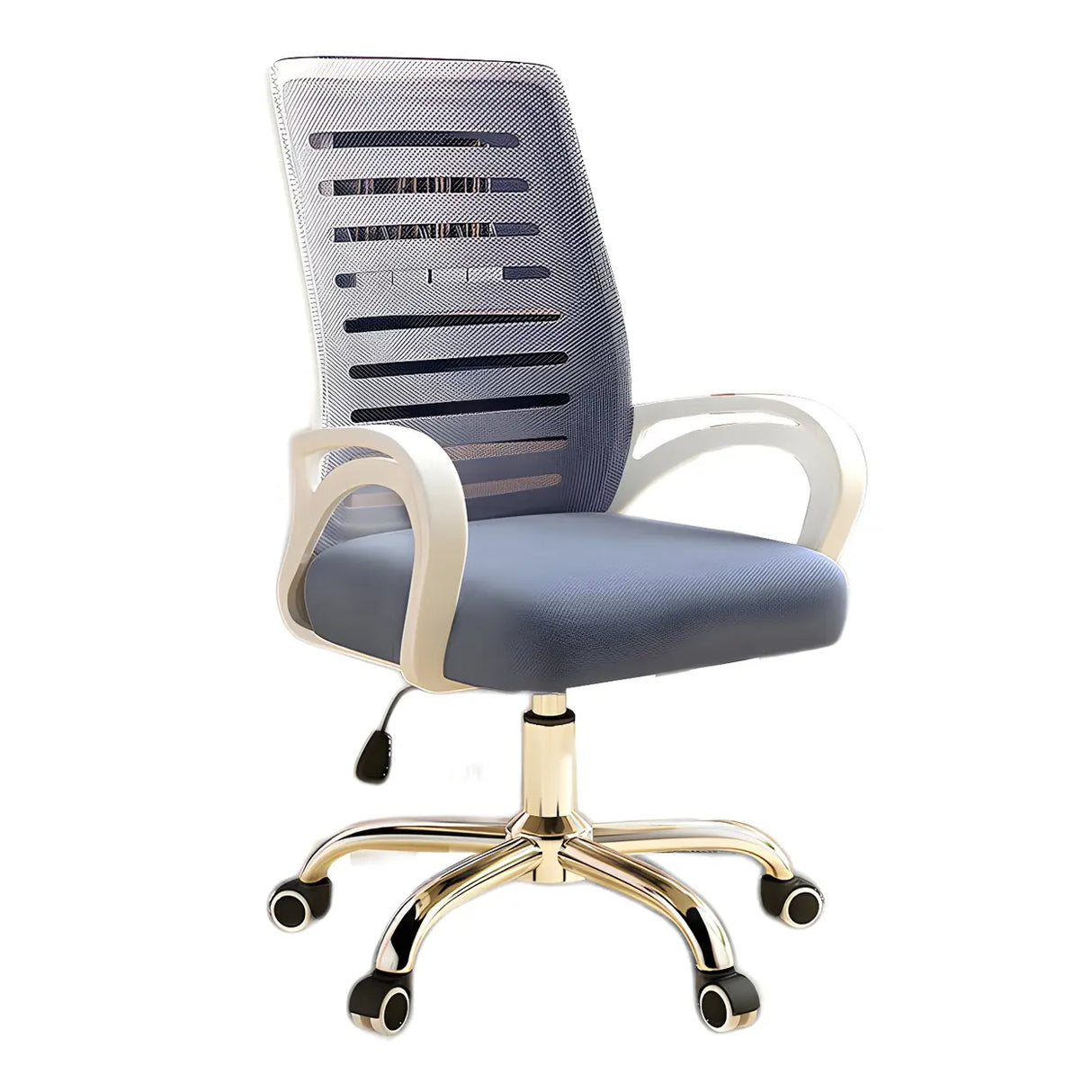 Lumbar Support Modern Mesh Ergonomic Office Chair Image - 23