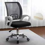 Lumbar Support Modern Mesh Ergonomic Office Chair Image - 34