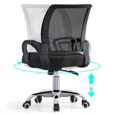 Lumbar Support Modern Mesh Ergonomic Office Chair Image - 9