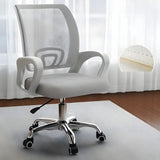 Lumbar Support Modern Mesh Ergonomic Office Chair Image - 42
