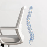 Lumbar Support Orange Swivel Mesh Adjustable Office Chair Image - 8