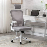 Lumbar Support Swivel Nylon Tilt Mesh Task Office Chair Image - 7