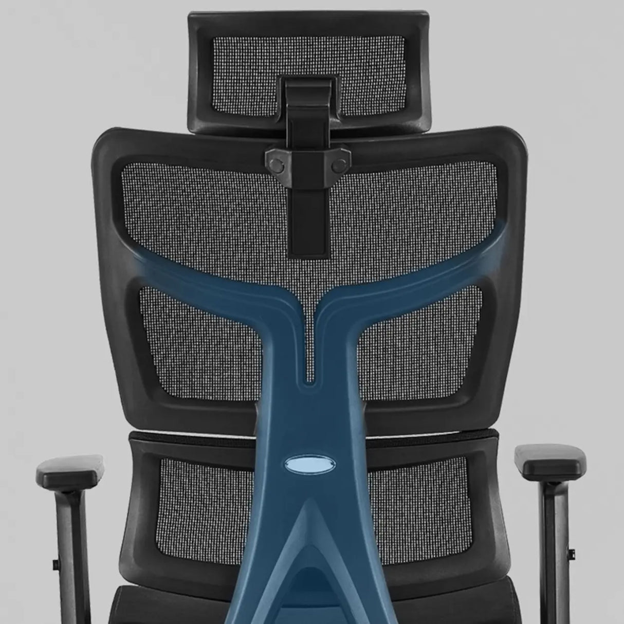 Lumbar Support Swivel Tilt Metal Frame Mesh Office Chair Image - 10
