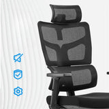 Lumbar Support Swivel Tilt Metal Frame Mesh Office Chair Image - 8