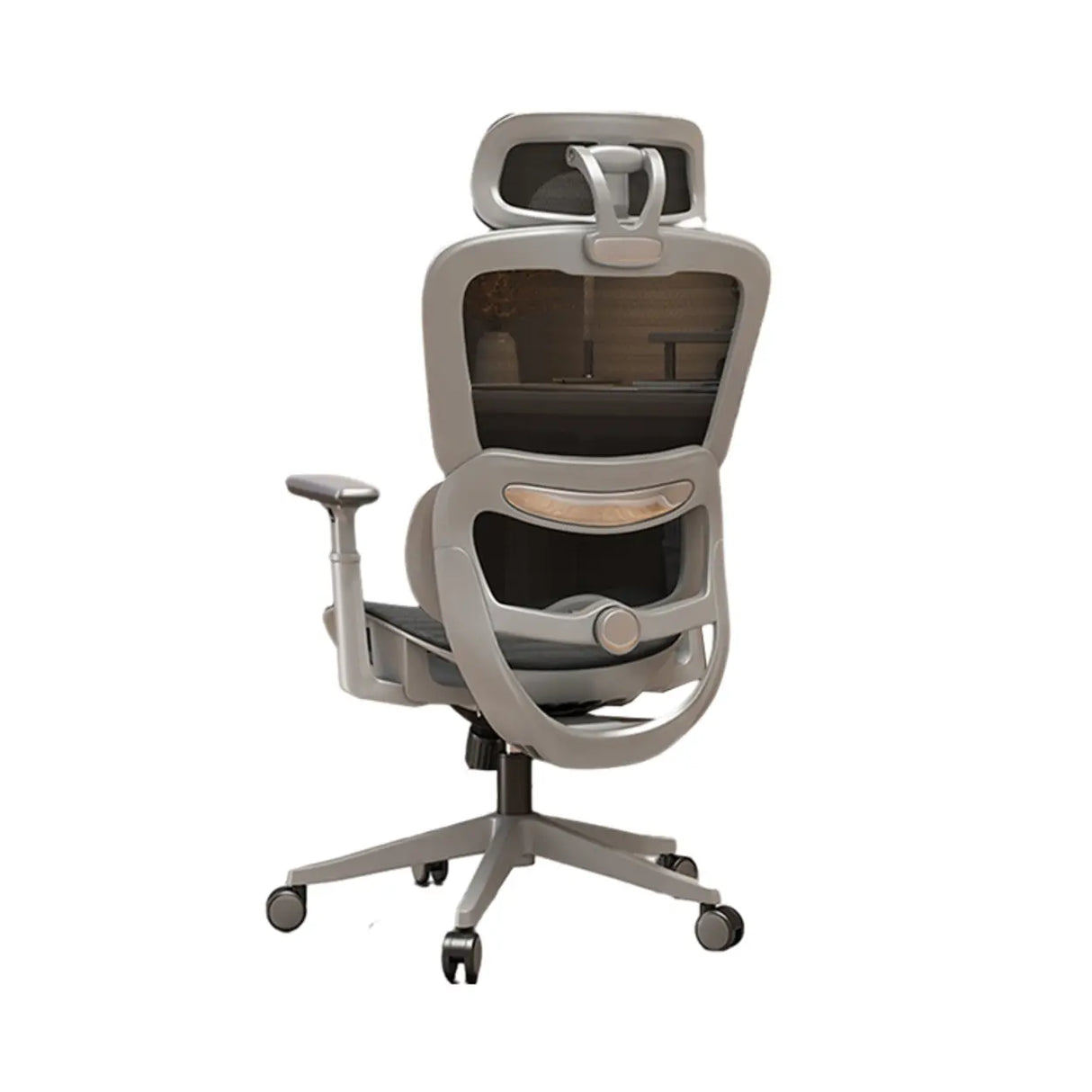 Lumbar Support Tilt Swivel Mesh Adjustable Office Chair Image - 10