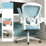 Lumbar Support White Adjustable Tilt Seating Office Chair Image - 8