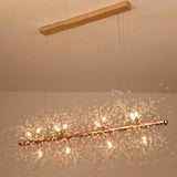 Luxurious Crystal Branch Island Chandelier Light Image - 12