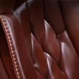 Luxurious Ergonomic Tilt Swivel Office Chair with Footrest Image - 7