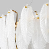 Luxury 2 Tiers Crystal Pearl Round Chandelier Image - 15