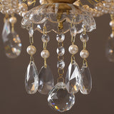 Luxury Classic Gold Clear Crystal Candle Chandelier Image - 14