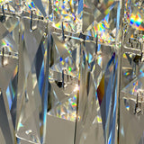 Luxury Crystal Cascading Prisms Island Chandelier Light Image - 8