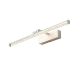 Luxury Crystal Gold Linear Vanity Wall Light Image - 7