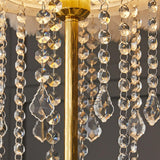 Luxury Feather Crystal Pendant Accents Floor Lamp Image - 8
