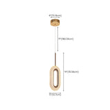 Luxury Gold Ring Acrylic Bedroom Pendant Light Set Image - 23