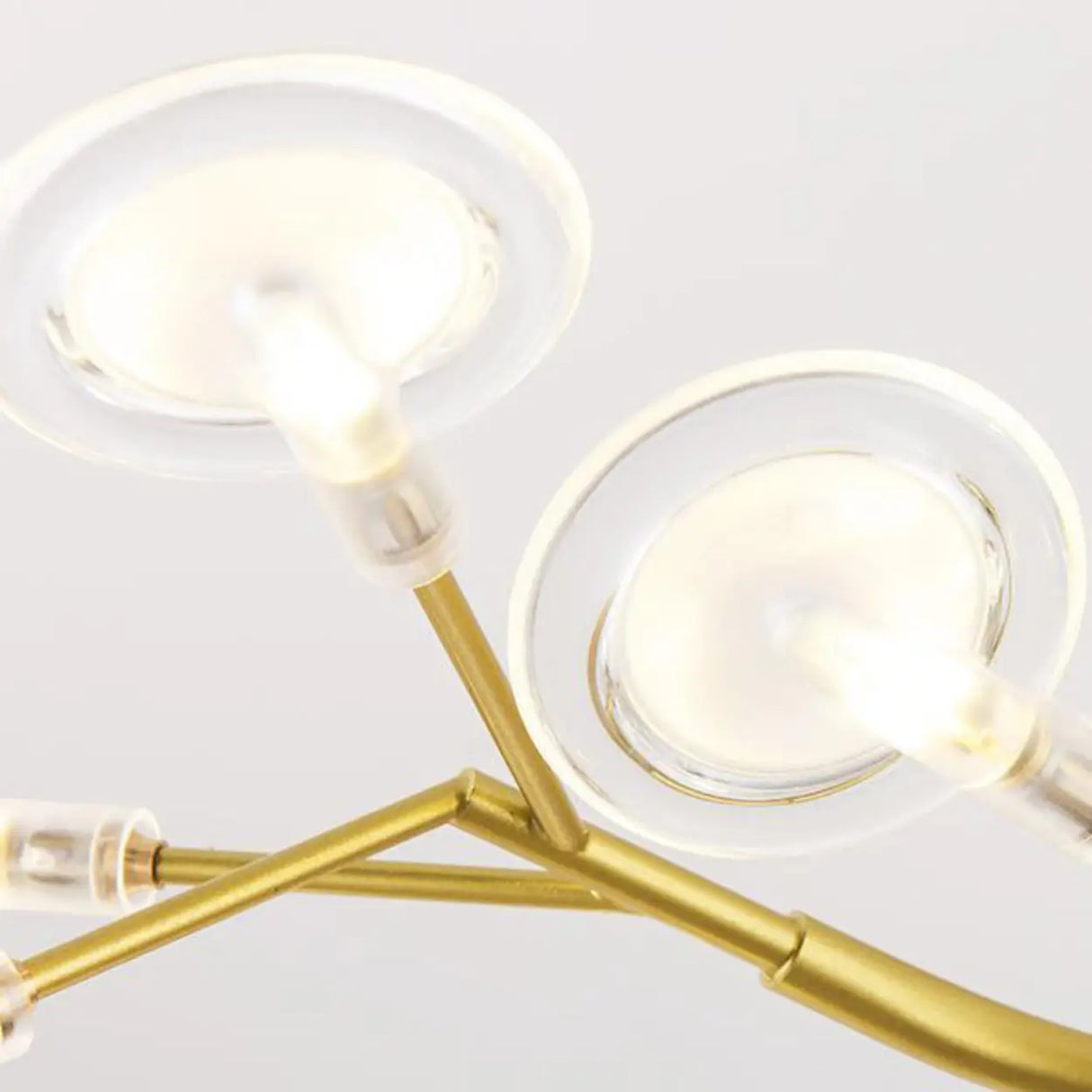 Luxury Modern Gold Firefly Chandelier Fan with Light Image - 8