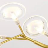 Luxury Modern Gold Firefly Chandelier Fan with Light Image - 8