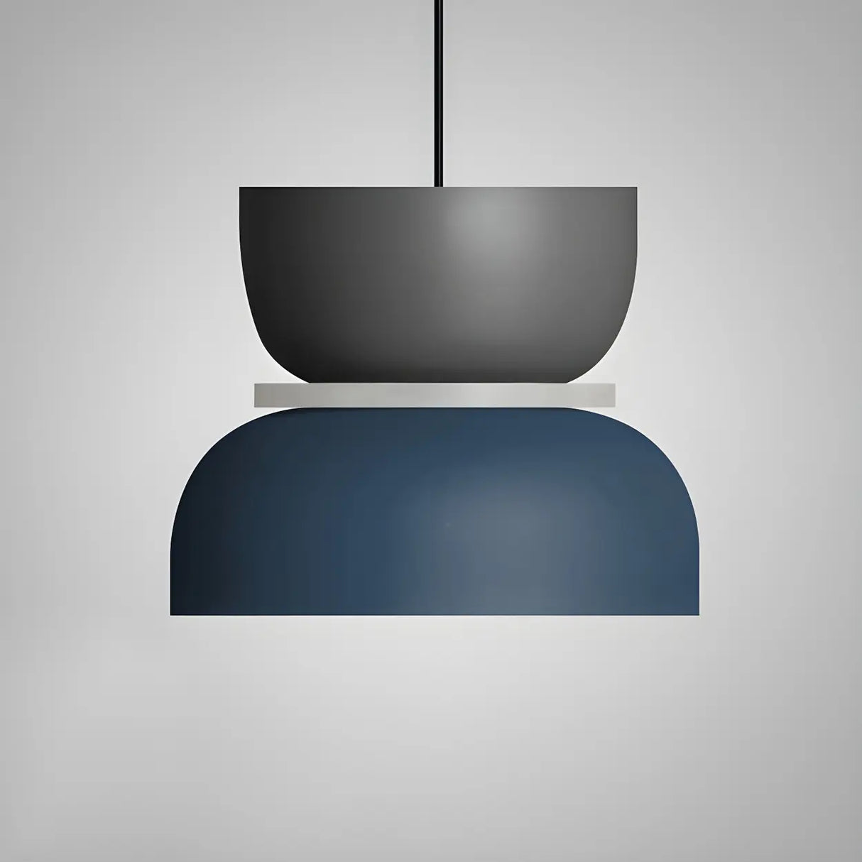 Macaron Mixed-Color Bowl-Shaped LED Pendant Light Image - 2