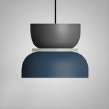 Macaron Mixed-Color Bowl-Shaped LED Pendant Light Image - 2