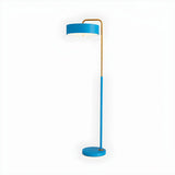 Macaron Modern Drum Iron LED Living Room Floor Lamp Image - 9