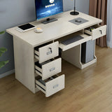 Manufactured Wood Computer Desk with CPU Storage Image - 10