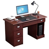 Manufactured Wood Computer Desk with CPU Storage Image - 15