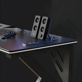 Manufactured Wood Top Metal Sled Base Computer Desk Image - 10