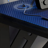 Manufactured Wood Top Metal Sled Base Computer Desk Image - 9