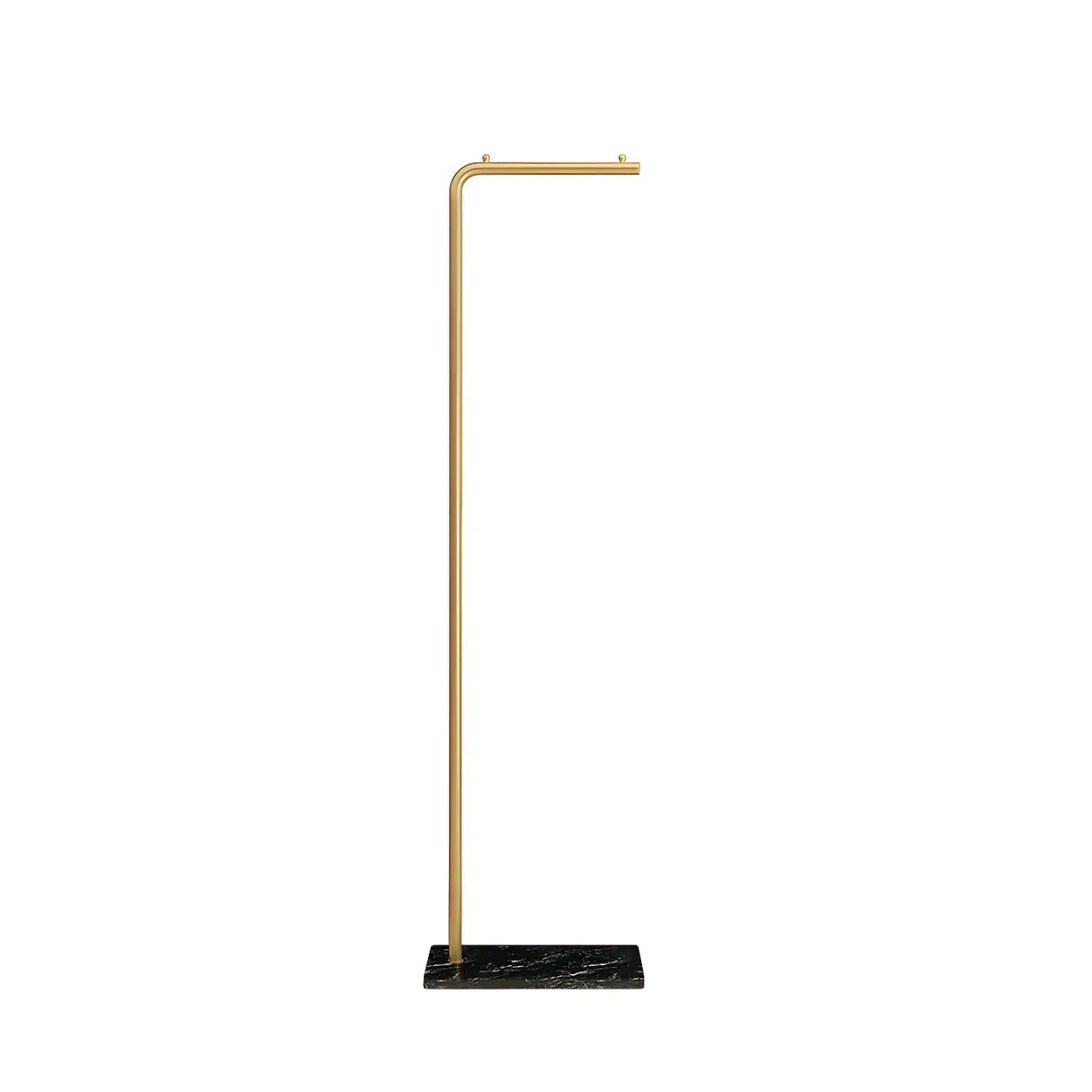 Marble Base Gold Metal Freestanding Coat Rack with Hooks Image - 15