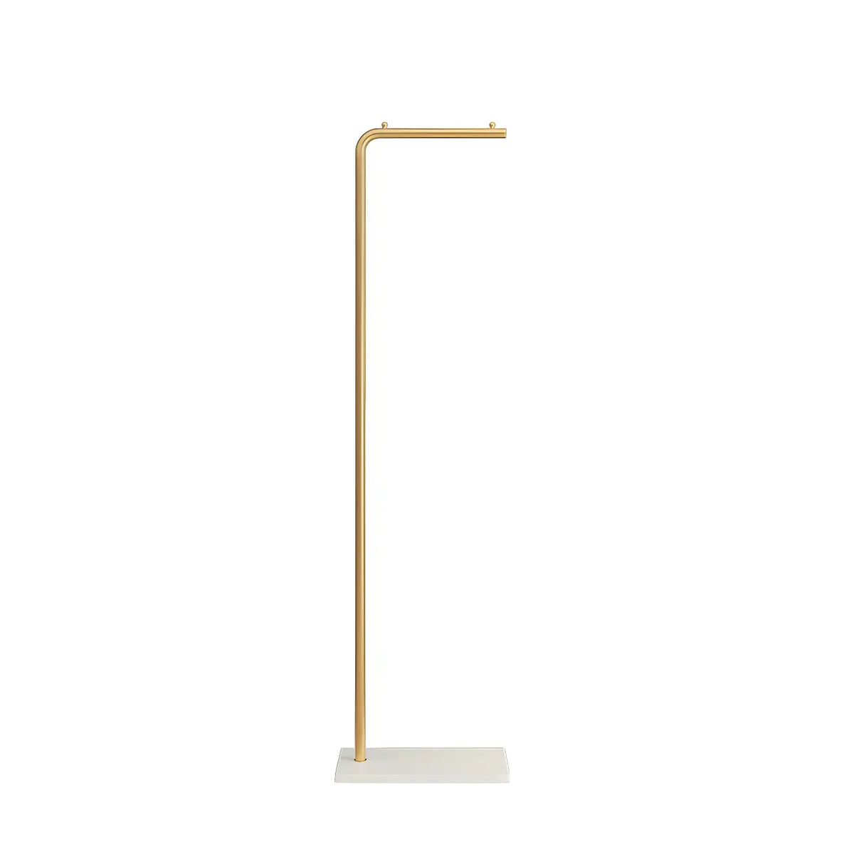 Marble Base Gold Metal Freestanding Coat Rack with Hooks Image - 22