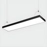 Meeting Room Large Aluminum Rectangular Pendant Light Image - 5