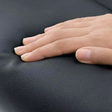 Metal Adjustable Black High-Back Leather Office Chair Image - 9