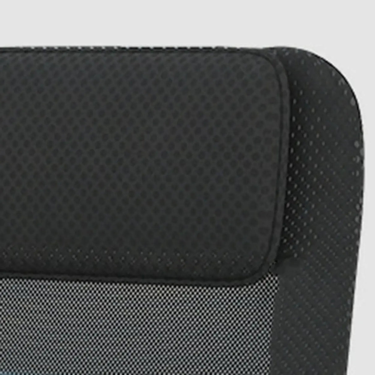 Metal Frame Black Mesh Ergonomic Fixed Arm Office Chair Image - 3