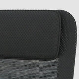 Metal Frame Black Mesh Ergonomic Fixed Arm Office Chair Image - 3