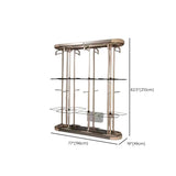 Metal Frame Gold Freestanding Multi-Tier Coat Rack Image - 20