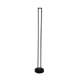 Metal Modern Black Rectangular RGB LED Floor Lamp Image - 5