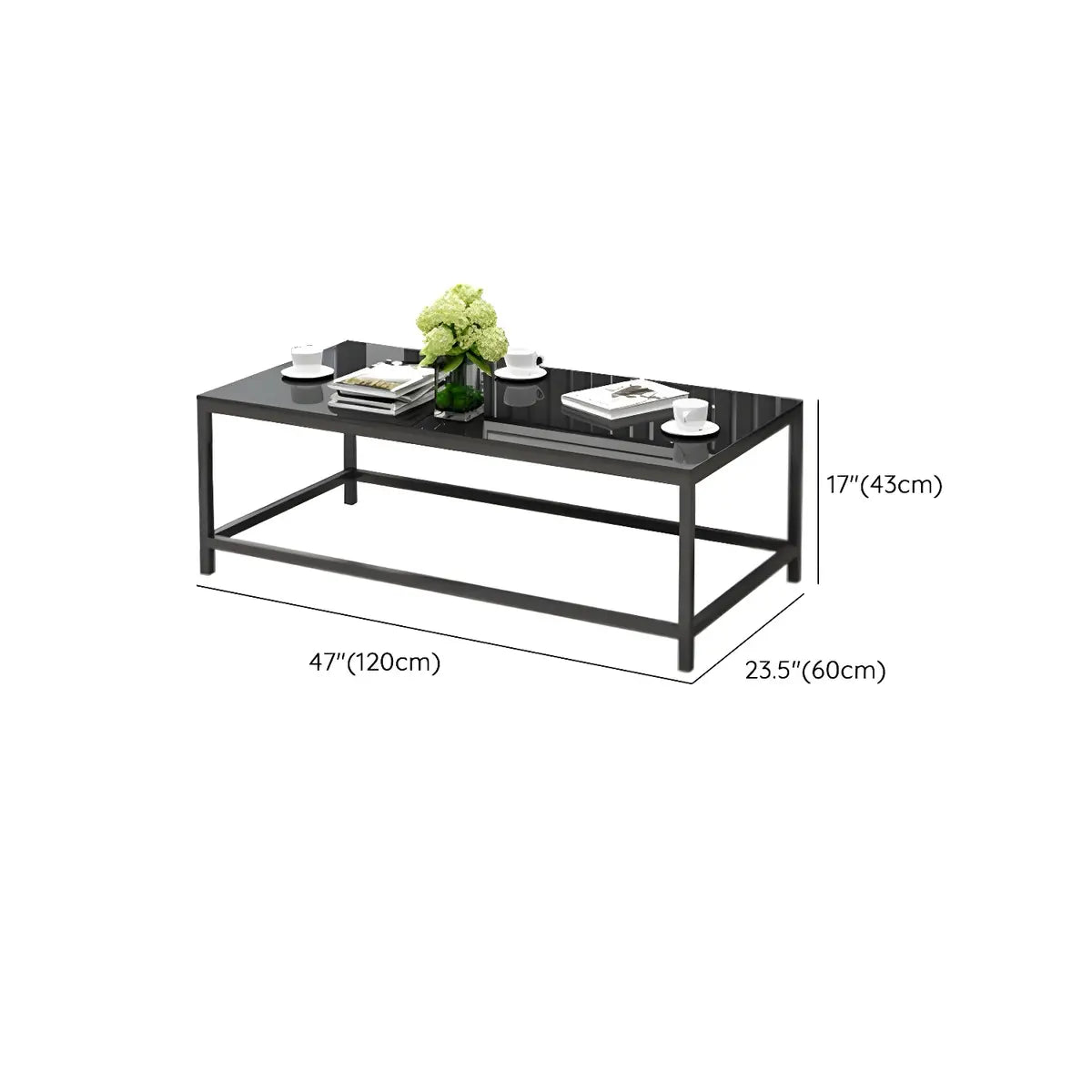 Metal Silver Frame Office Black Reception Sofa with Leg Image - 21