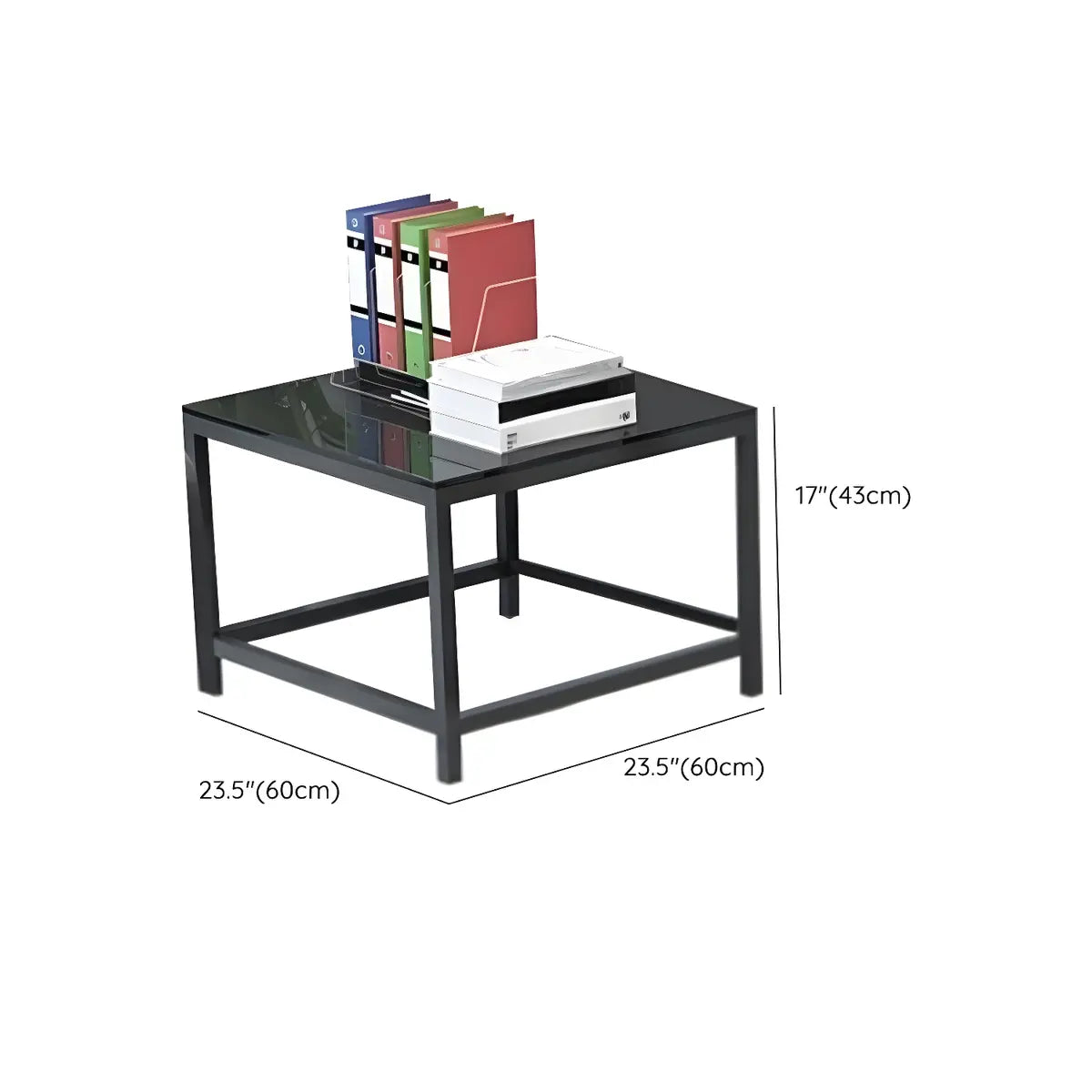 Metal Silver Frame Office Black Reception Sofa with Leg Image - 22