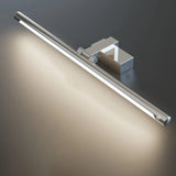 Metal Tubular Black LED Bathroom Vanity Mirror Light Image - 7