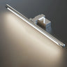 Metal Tubular Black LED Bathroom Vanity Mirror Light Image - 7
