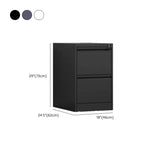 Metal White Lockable Storage Vertical Filing Cabinet #size