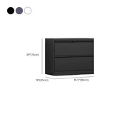 Metal White Lockable Storage Vertical Filing Cabinet Image - 31