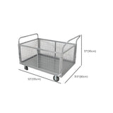 Metallic Multi-Purpose Adult Fold-up Cart with Handle and Toolbox Image - 12