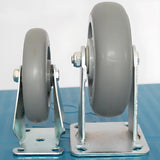 Metallic Multi-Purpose Adult Fold-up Cart with Handle and Toolbox Image - 8