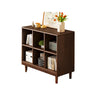 Mid-Century Low Modular Cube Wood Vertical Bookshelf Bookcase Image - 5