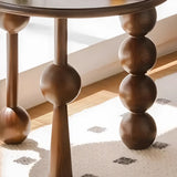 Mid-Century Modern Art Tripod Leg Small Wood Coffee Table Image - 9