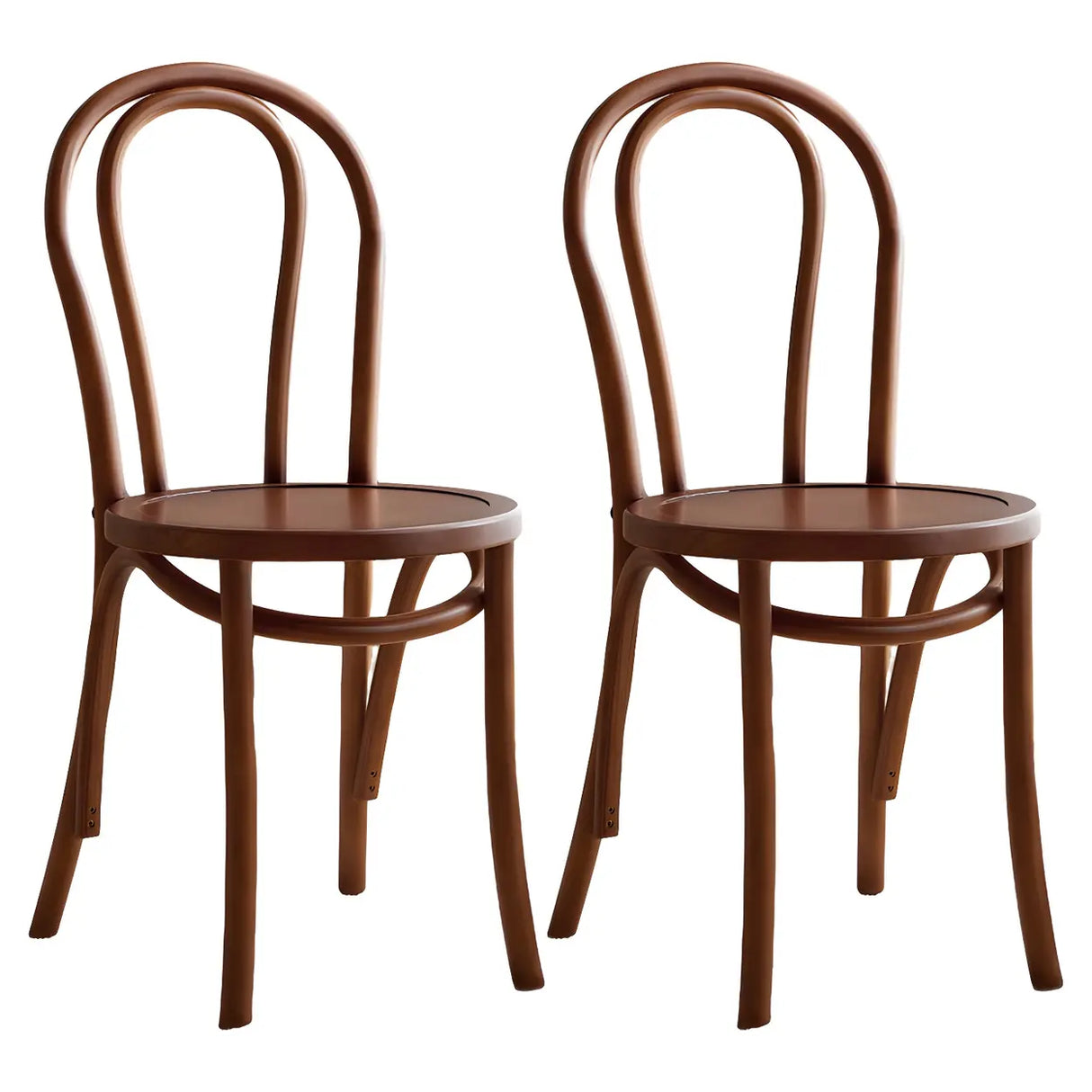 Mid-Century Modern Beech Wood Armless Dining Chair Image - 33